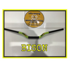 Guidon BISON jaune fluo